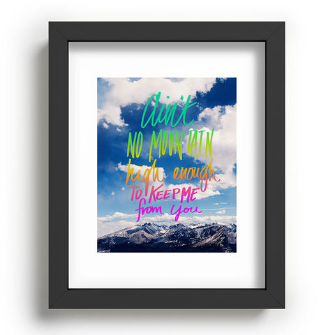 Leah Flores Aint No Mountain Recessed Framing Rectangle