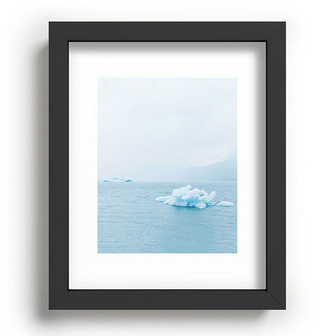 Leah Flores Alaska Glaciers Recessed Framing Rectangle