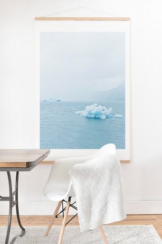 Leah Flores Alaska Glaciers Art Print And Hanger