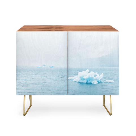 Leah Flores Alaska Glaciers Credenza