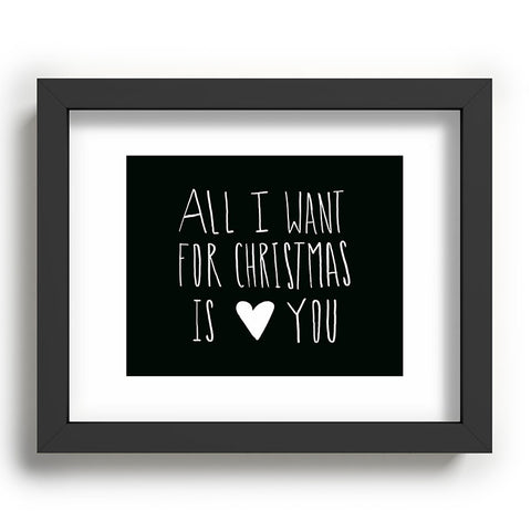 Leah Flores All I Want for Christmas Is You Recessed Framing Rectangle