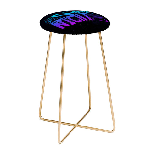 Leah Flores All Night Long Counter Stool