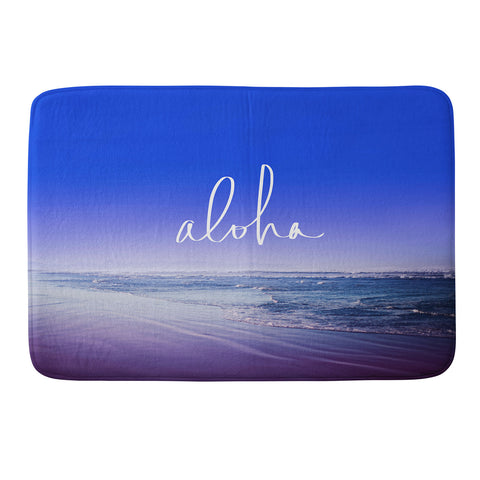 Leah Flores Aloha Beach Memory Foam Bath Mat