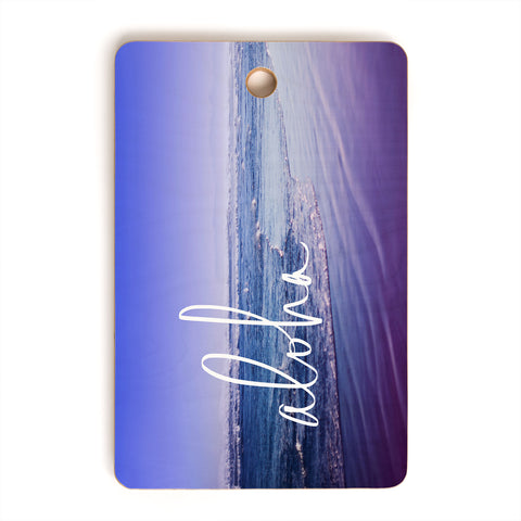Leah Flores Aloha Beach Cutting Board Rectangle