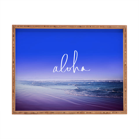 Leah Flores Aloha Beach Rectangular Tray