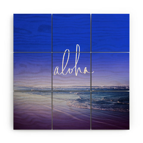 Leah Flores Aloha Beach Wood Wall Mural
