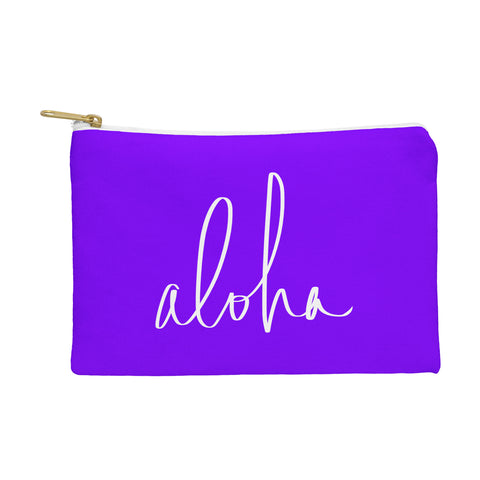 Leah Flores Aloha Purple Pouch