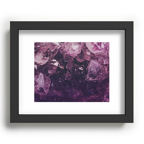 Leah Flores Amethyst Gemstone Recessed Framing Rectangle