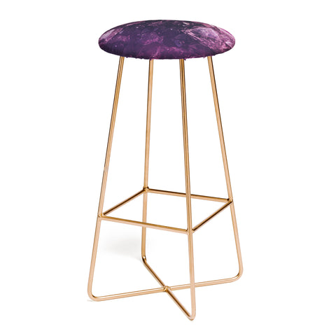 Leah Flores Amethyst Gemstone Bar Stool