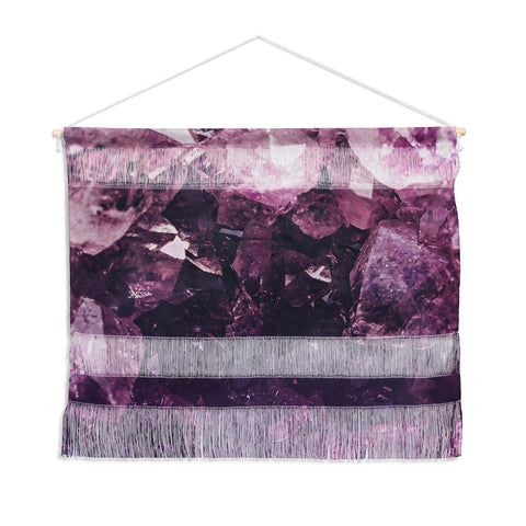 Leah Flores Amethyst Gemstone Wall Hanging Landscape
