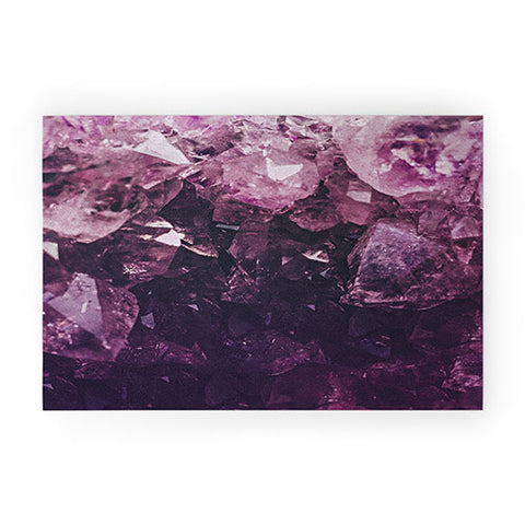 Leah Flores Amethyst Gemstone Welcome Mat