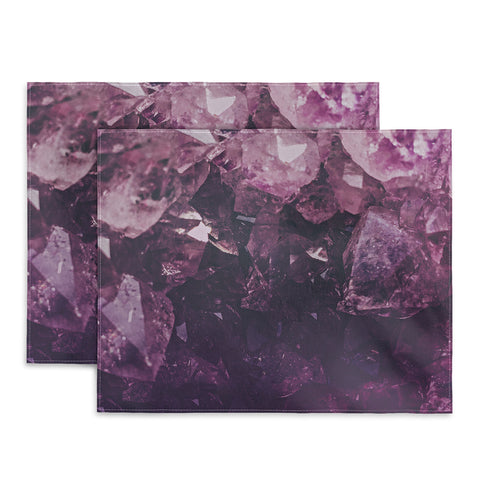 Leah Flores Amethyst Gemstone Placemat