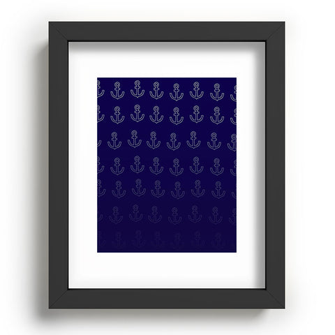 Leah Flores Anchor Pattern Recessed Framing Rectangle