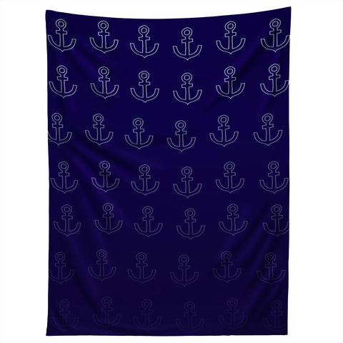 Leah Flores Anchor Pattern Tapestry