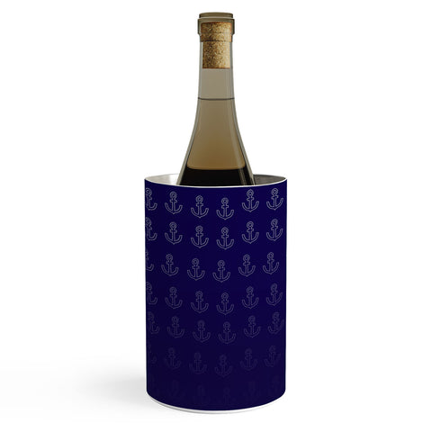 Leah Flores Anchor Pattern Wine Chiller