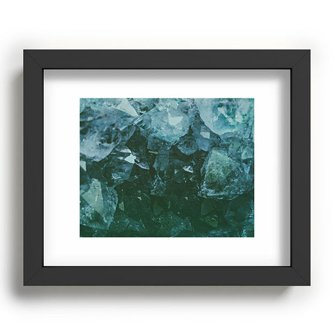 Leah Flores Aquamarine Gemstone Recessed Framing Rectangle