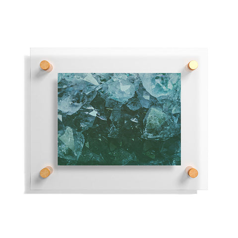Leah Flores Aquamarine Gemstone Floating Acrylic Print