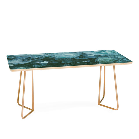 Leah Flores Aquamarine Gemstone Coffee Table