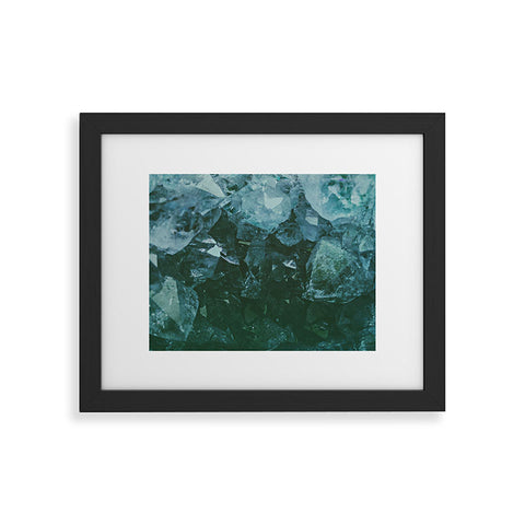 Leah Flores Aquamarine Gemstone Framed Art Print