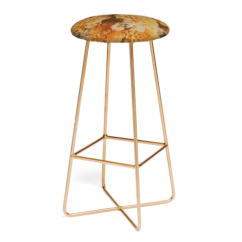 Leah Flores Autumn Floral Bar Stool