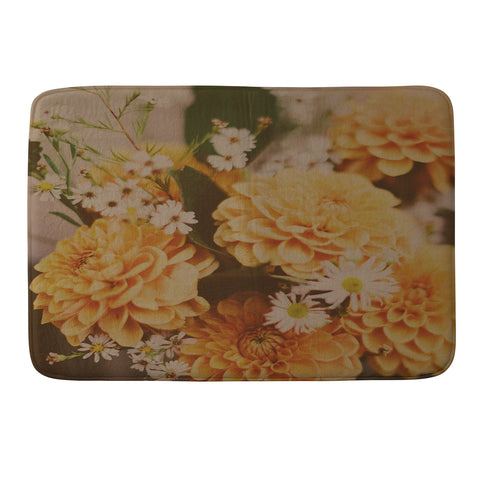 Leah Flores Autumn Floral Memory Foam Bath Mat
