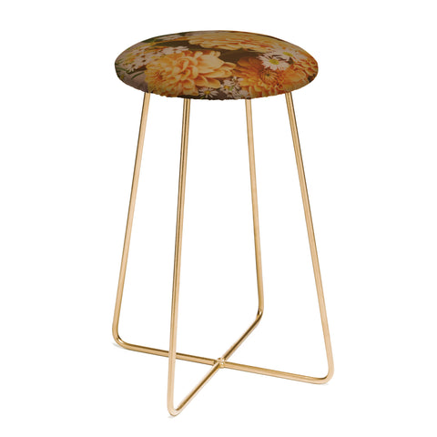 Leah Flores Autumn Floral Counter Stool