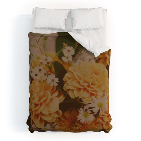 Leah Flores Autumn Floral Duvet Cover