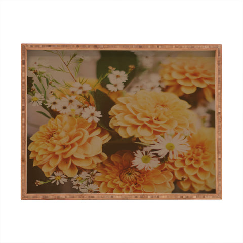 Leah Flores Autumn Floral Rectangular Tray