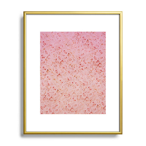 Leah Flores Bed Of Roses Metal Framed Art Print