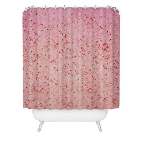 Leah Flores Bed Of Roses Shower Curtain