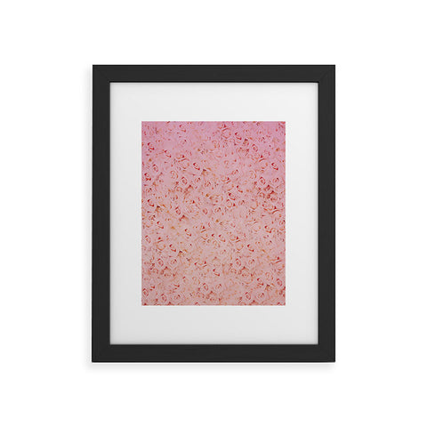 Leah Flores Bed Of Roses Framed Art Print