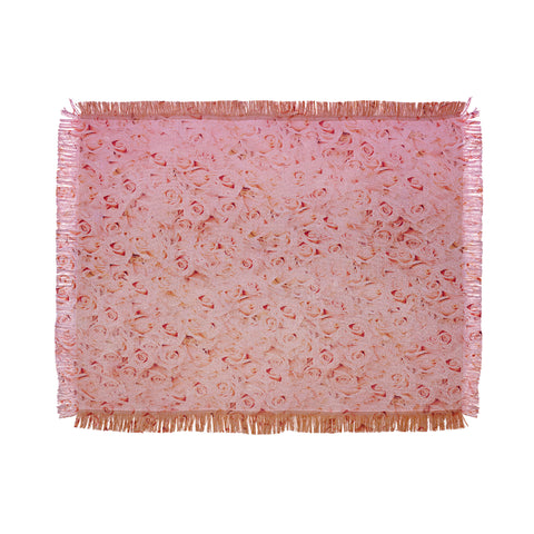 Leah Flores Bed Of Roses Throw Blanket