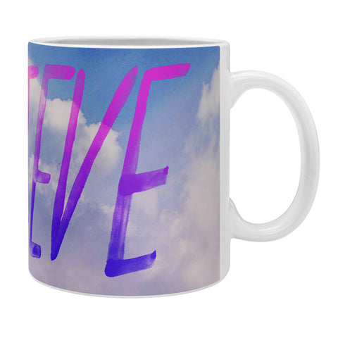 Leah Flores Believe X Clouds Coffee Mug