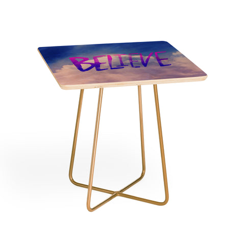 Leah Flores Believe X Clouds Side Table
