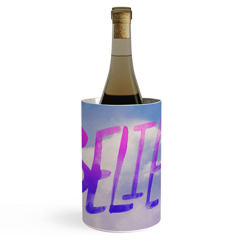 Leah Flores Believe X Clouds Wine Chiller