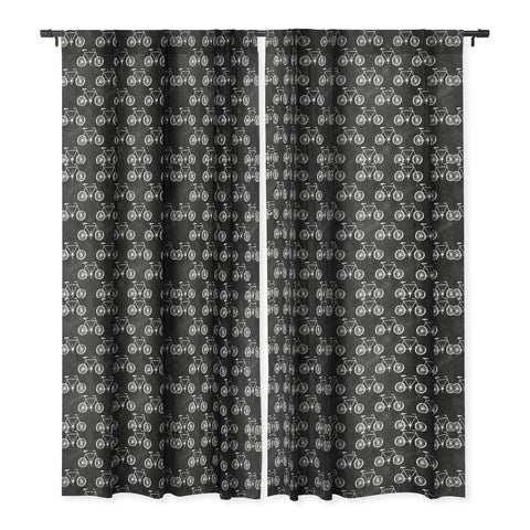Leah Flores Bicycle Blackout Window Curtain
