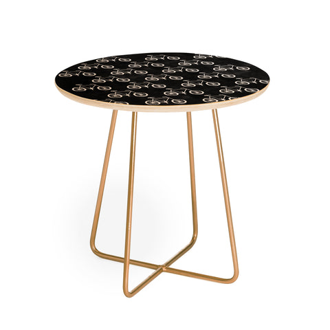 Leah Flores Bicycle Round Side Table