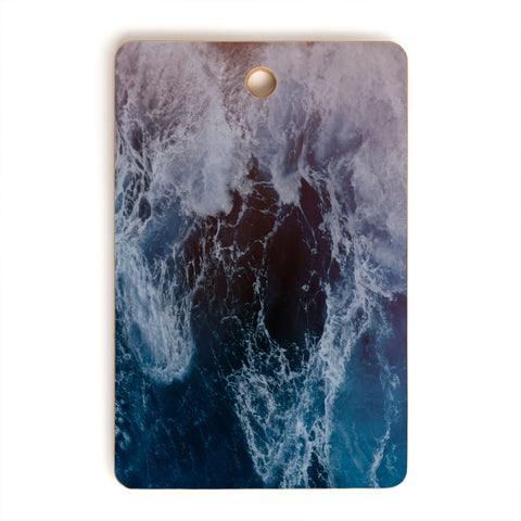 Leah Flores Big Sur Waves Cutting Board Rectangle