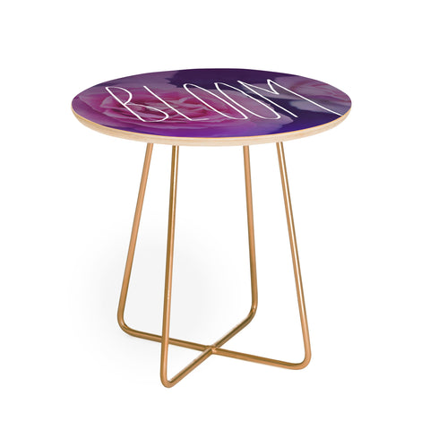 Leah Flores Bloom 5 Round Side Table