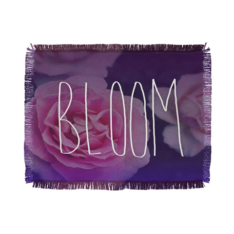 Leah Flores Bloom 5 Throw Blanket
