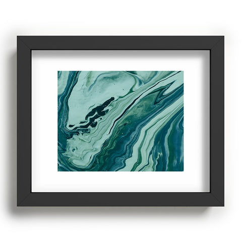 Leah Flores Blue Marble Galaxy Recessed Framing Rectangle