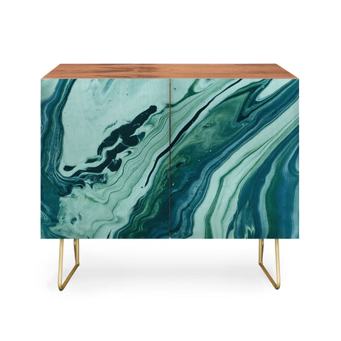 Leah Flores Blue Marble Galaxy Credenza