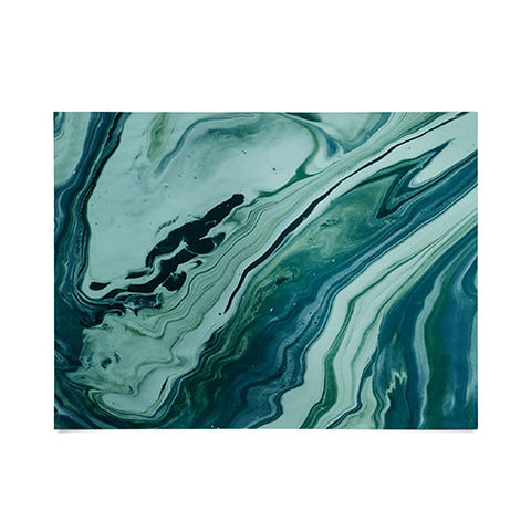 Leah Flores Blue Marble Galaxy Poster