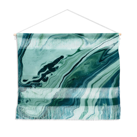 Leah Flores Blue Marble Galaxy Wall Hanging Landscape