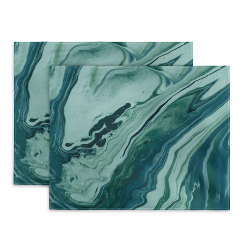 Leah Flores Blue Marble Galaxy Placemat