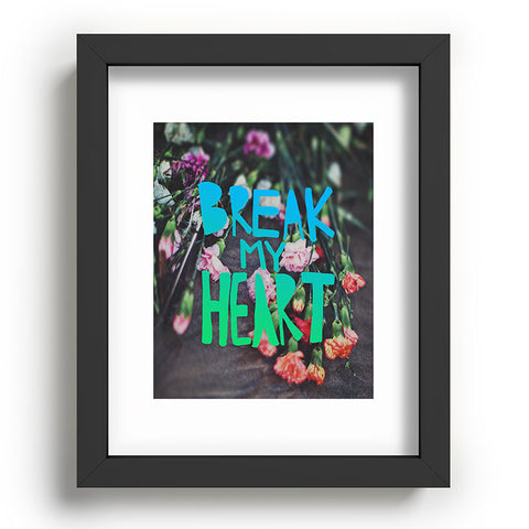 Leah Flores Break My Heart Recessed Framing Rectangle