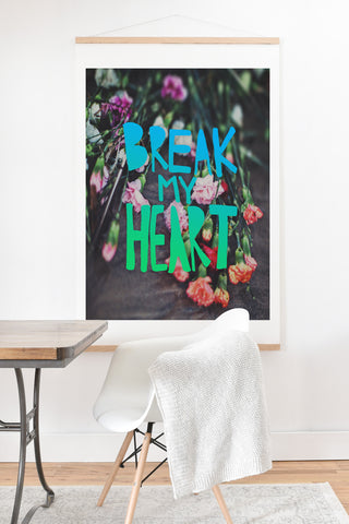 Leah Flores Break My Heart Art Print And Hanger