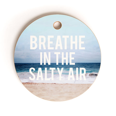 Leah Flores Breathe Cutting Board Round