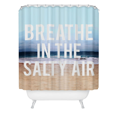 Leah Flores Breathe Shower Curtain