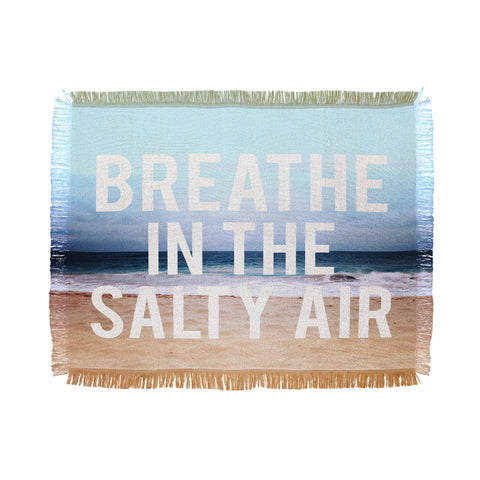 Leah Flores Breathe Throw Blanket